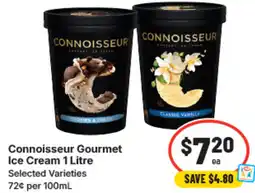 IGA Connoisseur gourmet ice cream offer