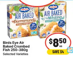 IGA Birds eye air baked crumbed fish offer
