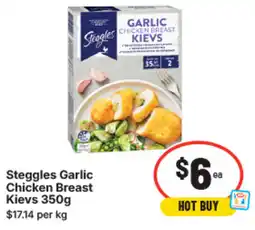 IGA Steggles garlic chicken breast kievs offer