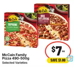 IGA Mccain family pizza offer