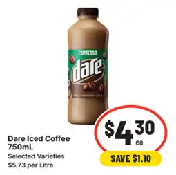 IGA Dare iced coffee offer