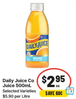 IGA Daily Juice Co Juice offer