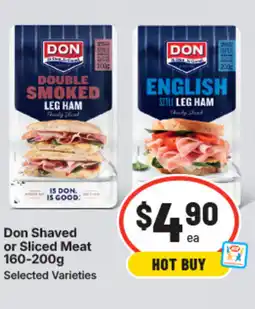 IGA Don shaved or sliced meat offer