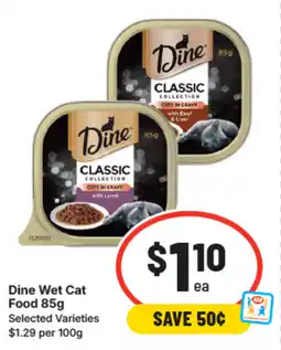 IGA Dine Wet Cat Food offer