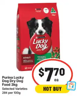 IGA Purina lucky dog dry dog food offer