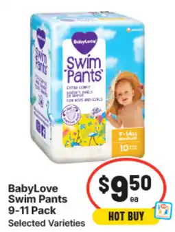 IGA BabyLove Swim Pants offer