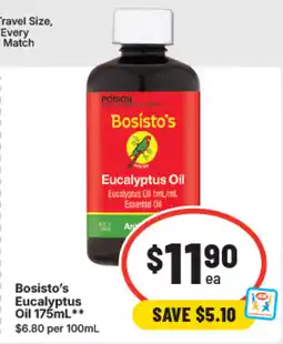 IGA Bosisto's eucalyptus oil offer