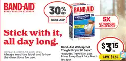 IGA Band-Aid Waterproof Tough Strips offer