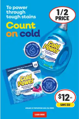 IGA Cold power offer