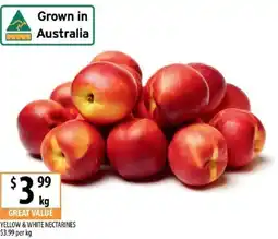 Supabarn Yellow&white nectarines offer
