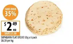 Supabarn SUPABARN FLAT BREAD offer