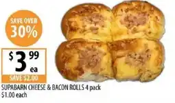 Supabarn Supabarn cheese & bacon rolls offer