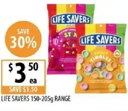 Supabarn Life savers range offer