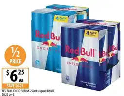 Supabarn Red bull energy drink range offer
