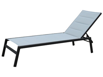 Stratco Sunscape madrid aluminium padded sunlounge offer