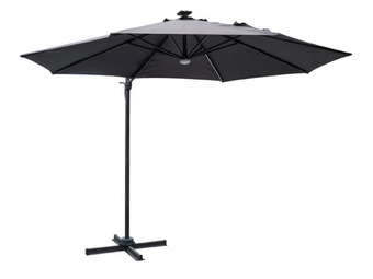 Stratco Round umbrella with led light offer
