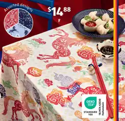 ALDI Printed tablecloth offer