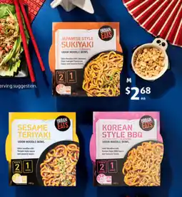 ALDI Urban eatsnoodle bowls offer