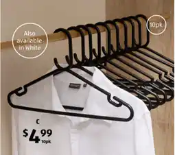 ALDI Premium plastic hangers offer