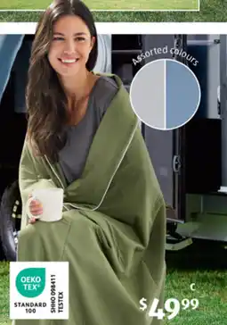 ALDI Cool touch camp blanket offer