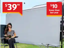 ALDI Caravan front wall privacy screen offer