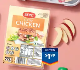 ALDI Berg sliced chicken offer