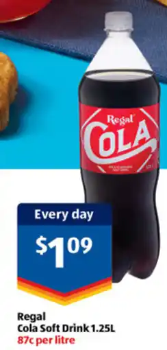 ALDI Regal cola soft drink offer