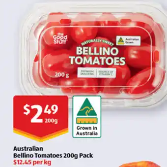 ALDI Australian bellino tomatoes offer