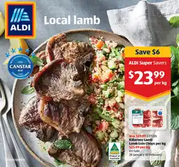 ALDI Killarnee Lamb Loin Chops offer