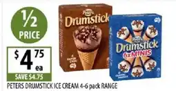 Supabarn Peters drumstick ice cream range offer