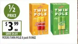 Supabarn Peters twin pole range offer