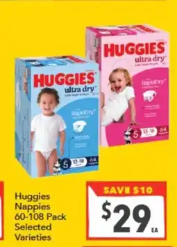 Supa Valu Huggies nappies offer