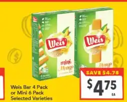 Supa Valu Weis bar offer