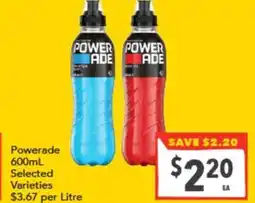 Supa Valu Powerade offer