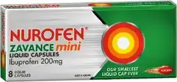 IGA Nurofen Zavance Mini Ibuprofen 200mg Liquid Capsules offer
