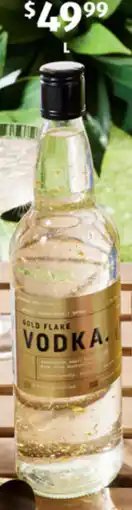 ALDI Inventum Gold Flake Vodka offer