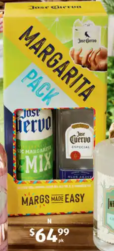 ALDI Jose Cuervo Especial plus Margarita Mix offer