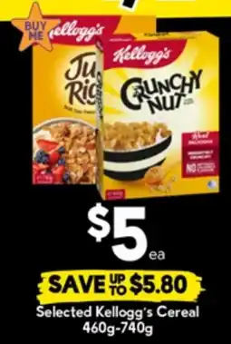 Drakes Selected Kellogg's Cereal offer