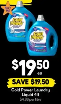 Drakes Cold Power Laundry Liquid offer