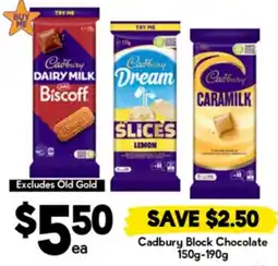 Drakes Cadbury Block Chocolate offer