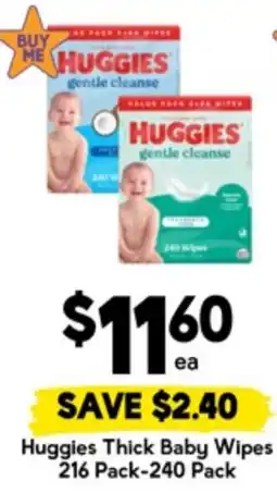 Drakes Huggies Thick Baby Wipes offer