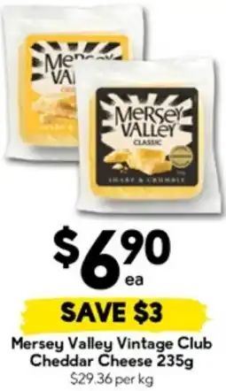 Drakes Mersey Valley Vintage Club Cheddar Cheese offer