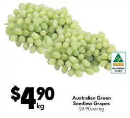 Drakes Australian Green Seedless Grapes offer
