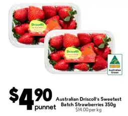 Drakes Australian Driscoll's Sweetest Batch Strawberries offer