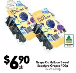 Drakes Grape Co Hellooo Sweet Sapphire Grapes offer