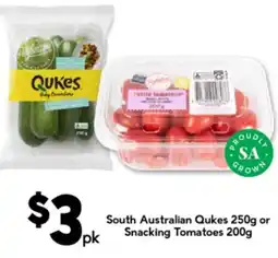 Drakes South Australian Qukes or Snacking Tomatoes offer