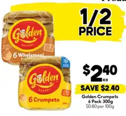 Drakes Golden Crumpets offer