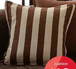 Kmart Stripe Cushion - Mocha offer