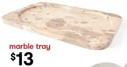 Kmart Capri Marble Curve Tray offer