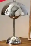 Kmart Nico Portable Rechargeable Lamp - Chrome offer